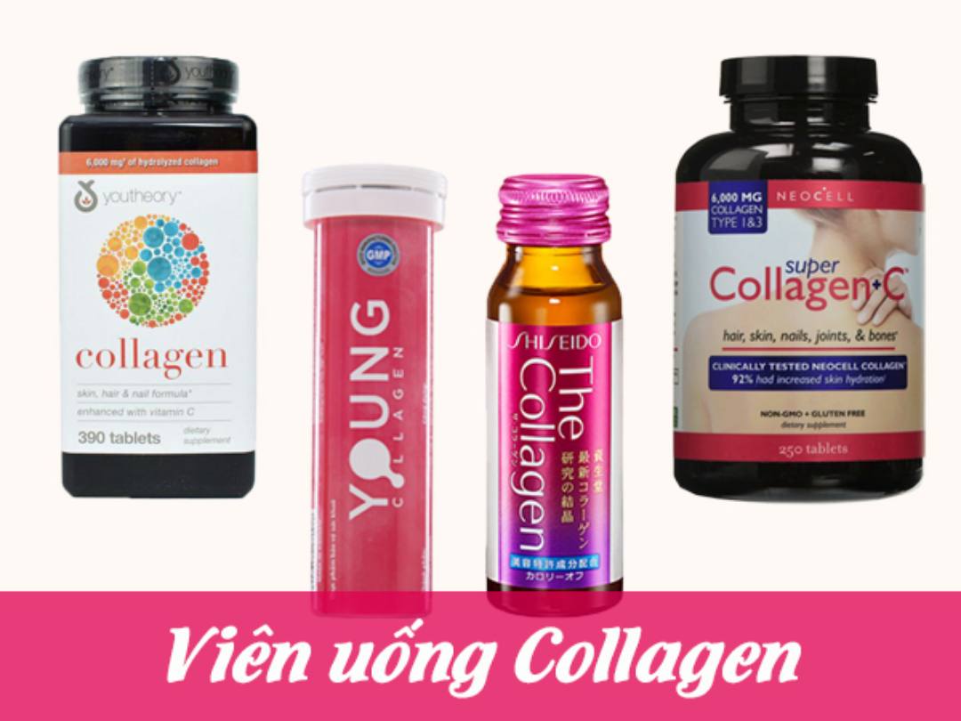 Có rất nhiều loại viên uống collagen được ưa chuộng nhất hiện nay